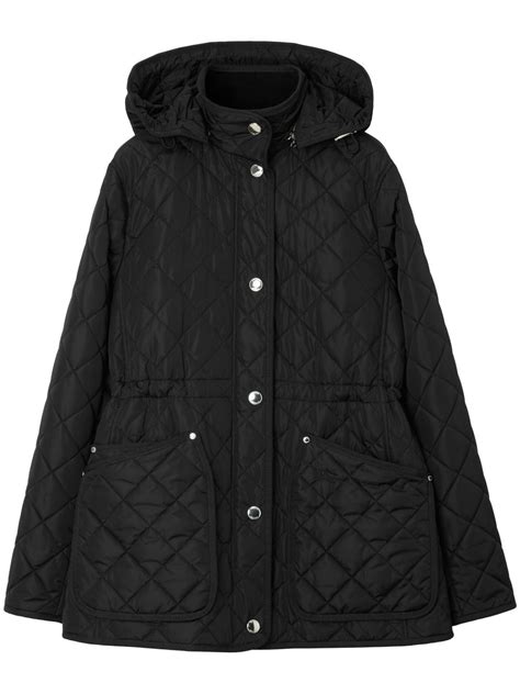 detachable hood diamond quilted coat burberry|Women's Burberry Quilted Jackets .